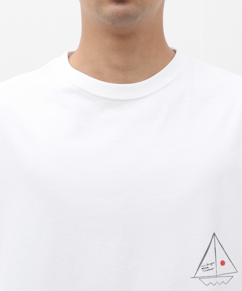 「m's braque」 半袖Tシャツ LARGE ホワイト メンズ_画像8