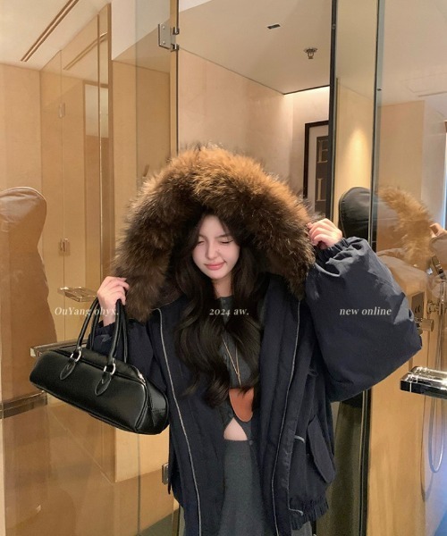 ダウンコート ダウンジャケット トグルボタン レディース : ZOZOTOWN