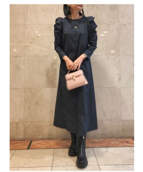 CELFORD（セルフォード） 長袖ワンピース 38 ブラック レディース