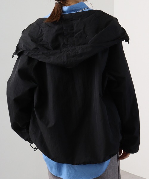 「FUNALIVE」 「KONGOW」ナイロンブルゾン M ブラック メンズ_画像2