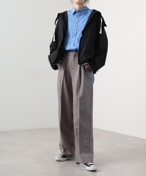 「FUNALIVE」 「KONGOW」ナイロンブルゾン M ブラック メンズ_画像4