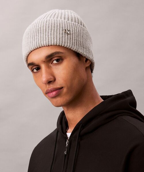 カルバンクラインのニット帽 楽天市場】Calvin Klein Jeans カルバンクライン ビーニー ニット帽