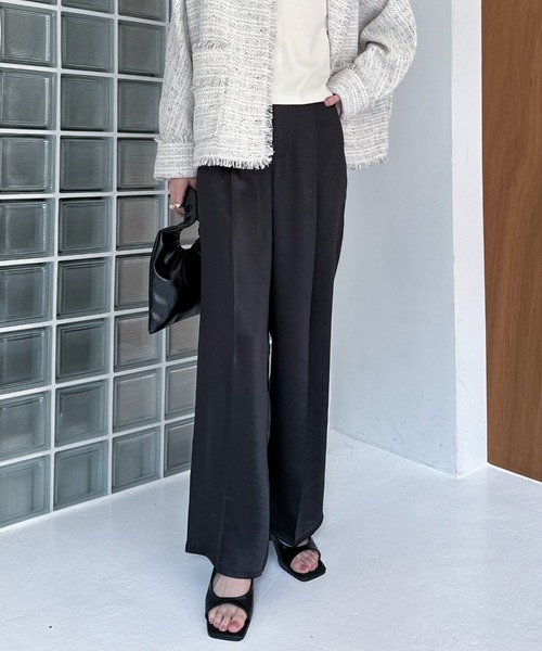 「DOUX ARCHIVES」 パンツ 38 ピンクベージュ レディース_画像4