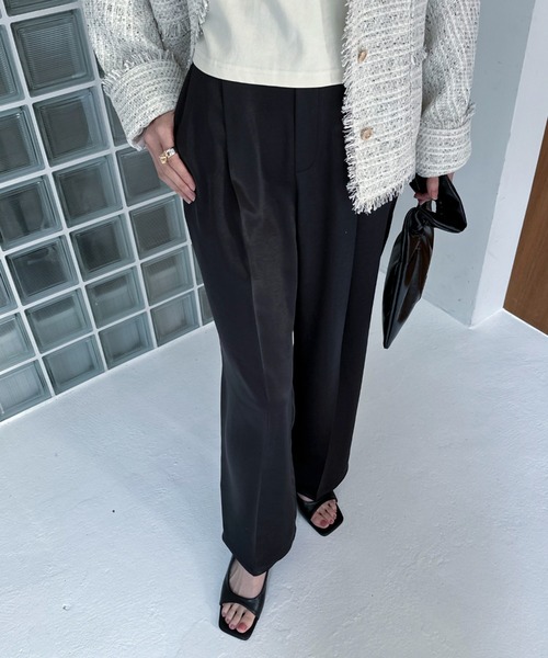 「DOUX ARCHIVES」 パンツ 38 ピンクベージュ レディース_画像5