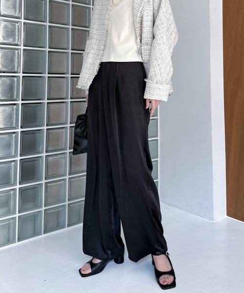 「DOUX ARCHIVES」 パンツ 38 ピンクベージュ レディース_画像6