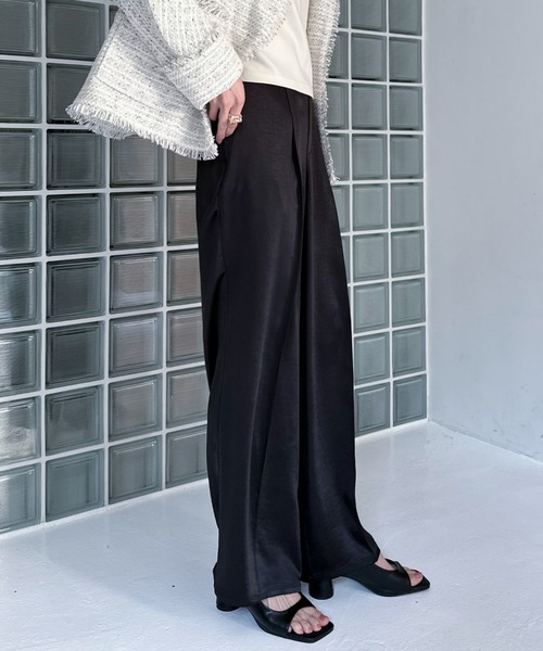 「DOUX ARCHIVES」 パンツ 38 ピンクベージュ レディース_画像8