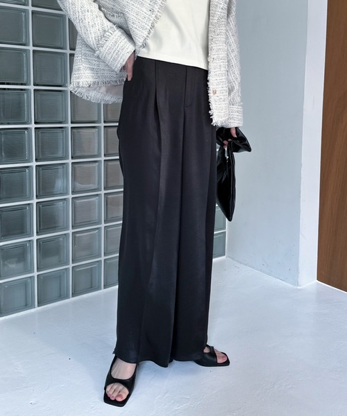 「DOUX ARCHIVES」 パンツ 38 ピンクベージュ レディース_画像9