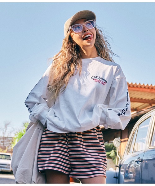 「anap mimpi」 長袖カットソー FREE ダークグレー レディース_画像3