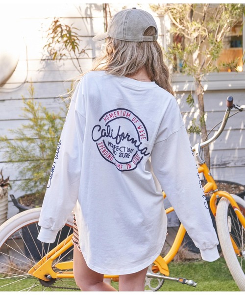 「anap mimpi」 長袖カットソー FREE ダークグレー レディース_画像4