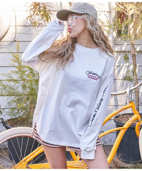 「anap mimpi」 長袖カットソー FREE ダークグレー レディース_画像5