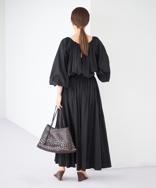 plage（プラージュ） 長袖ワンピース 36 ブラック レディース