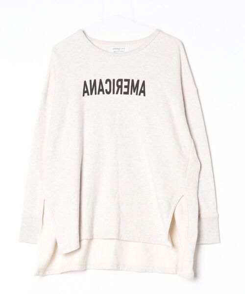 AMERICANA（アメリカーナ） スウェットカットソー「MICA＆DEALコラボ