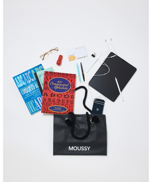 MOUSSY（マウジー） トートバッグ MOUSSY SOUVENIR F/LEATHER バッグ