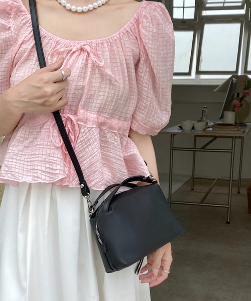 「DIAVEL」 ショルダーバッグ F シルバー レディース_画像2