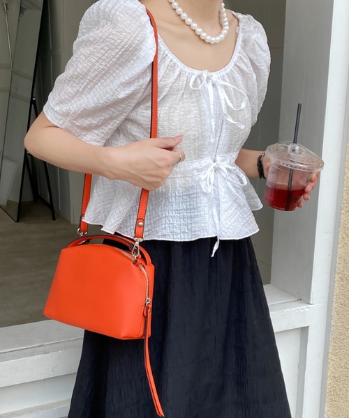 「DIAVEL」 ショルダーバッグ F シルバー レディース_画像9