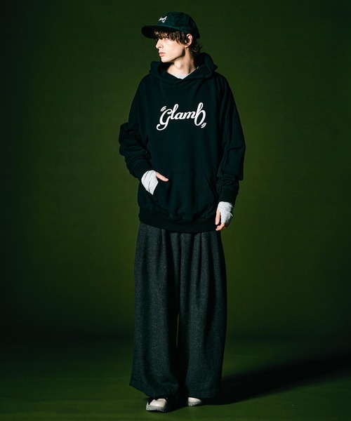 「glamb」 プルオーバーパーカー L ブラック メンズ_画像7