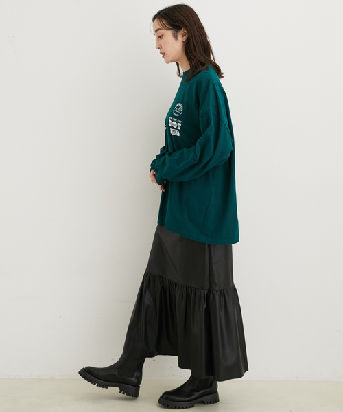 「GOOD ROCK SPEED」 長袖カットソー FREE グリーン レディース_画像7