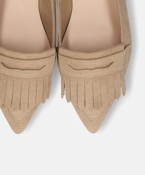 「MAMIAN」 シューズ 25.0cm チャコールグレー レディース_画像6