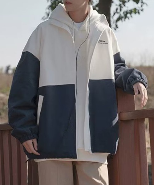 「SHEPP」 ブルゾン L ネイビー メンズ