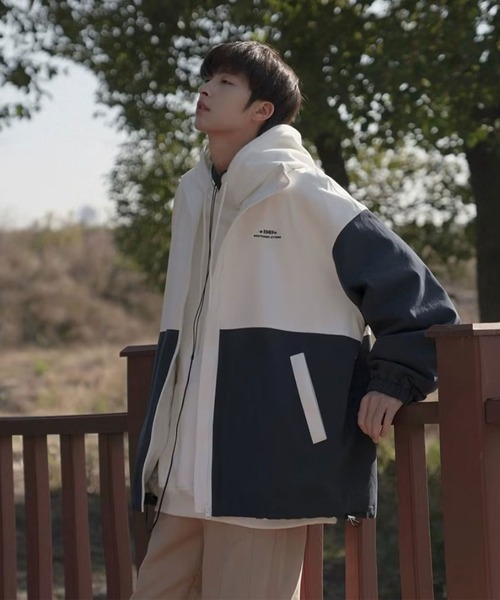 「SHEPP」 ブルゾン L ネイビー メンズ