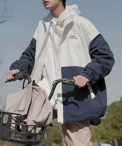 「SHEPP」 ブルゾン L ネイビー メンズ