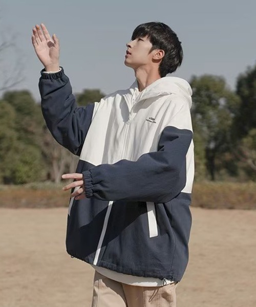 「SHEPP」 ブルゾン L ネイビー メンズ