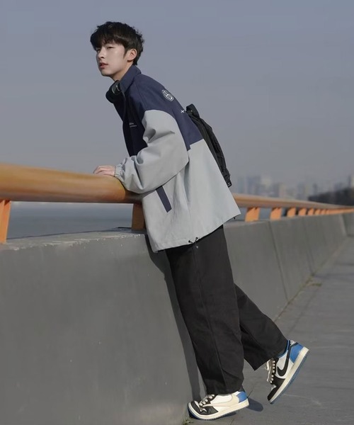 「SHEPP」 ブルゾン L ネイビー メンズ