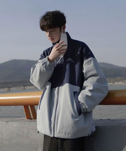 「SHEPP」 ブルゾン L ネイビー メンズ