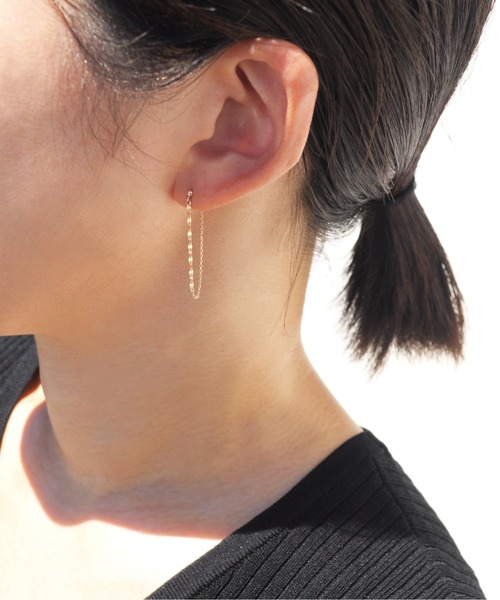 「anq.」 ピアス（両耳用） ONE SIZE ゴールド レディース_画像2
