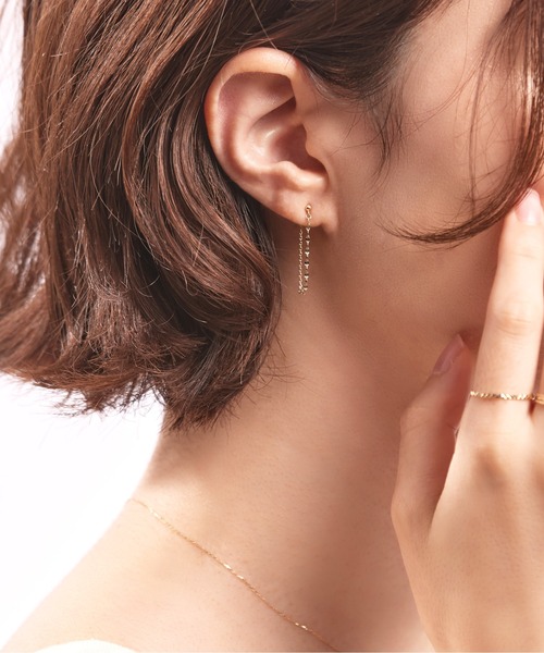 「anq.」 ピアス（両耳用） ONE SIZE ゴールド レディース_画像8