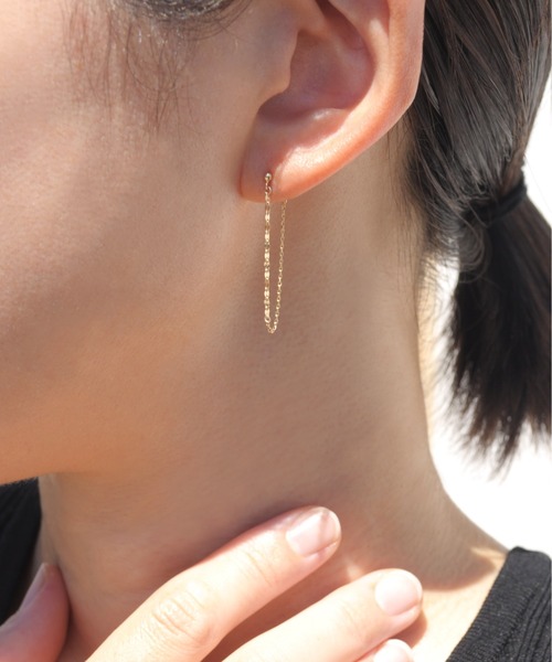 「anq.」 ピアス（両耳用） ONE SIZE ゴールド レディース_画像9