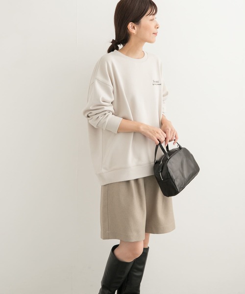 「URBAN RESEARCH DOORS」 スウェットカットソー MEDIUM チャコールグレー レディース_画像2