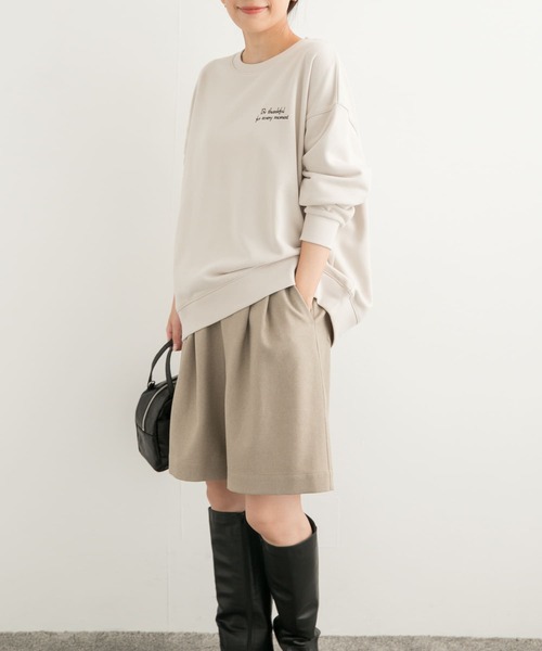 「URBAN RESEARCH DOORS」 スウェットカットソー MEDIUM チャコールグレー レディース_画像7