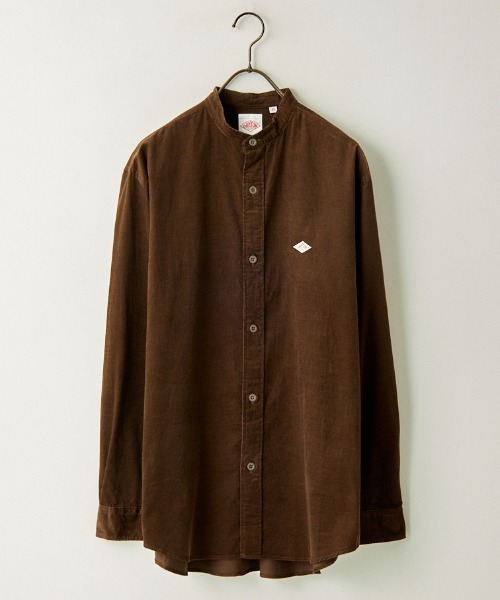 DANTON 長袖シャツ 38 ブラウン Danton（ダントン） 長袖ブラウス 42 ブラウン レディース : ZOZOTOWN