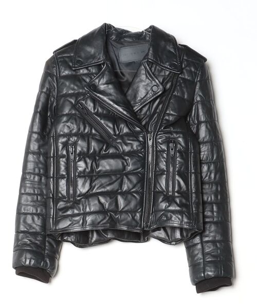 【激レアモデル☆変則デザイン】アレキサンダーワン ダブルレザージャケット alexanderwang（アレキサンダー・ワン） レザーブルゾン「H＆Mコラボ