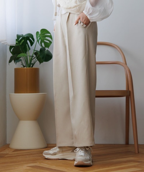 「flower」 パンツ FREE ブラック レディース_画像2