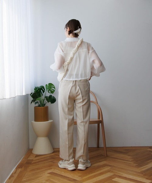 「flower」 パンツ FREE ブラック レディース_画像7