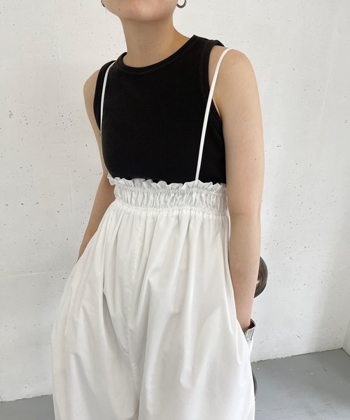 「KBF」 パンツ ONE グリーン レディース_画像4