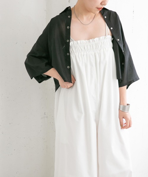 「KBF」 パンツ ONE グリーン レディース_画像6