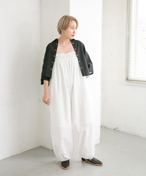 「KBF」 パンツ ONE グリーン レディース_画像9