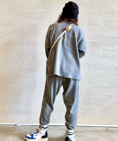 「JOURNAL STANDARD LUXE」 イージーパンツ FREE ネイビー レディース_画像3