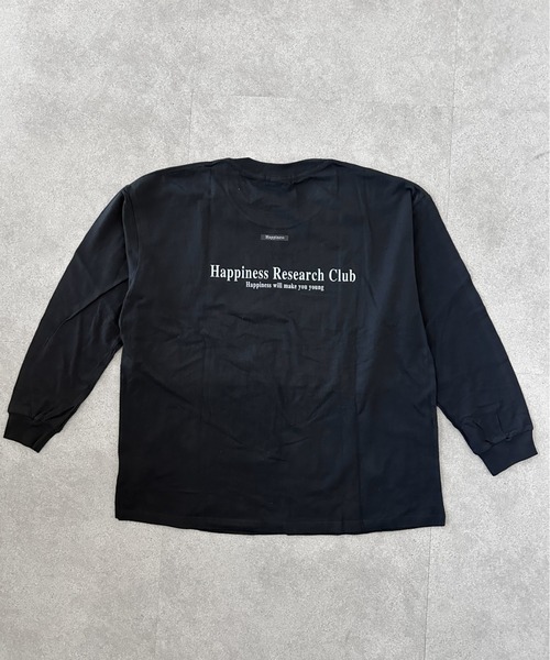 Tシャツ(長袖/七分) mite back print mite long tee MinoriTY（マイノリティ） オーバーサイズ 長袖tシャツ メンズ 秋 ロン