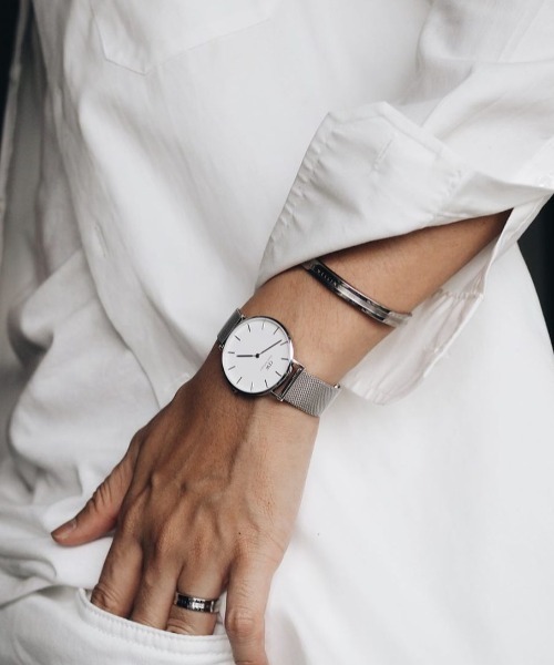 Daniel Wellington（ダニエルウェリントン） バングル 16.5 シルバー 
