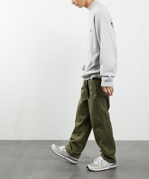 「Gramicci」 チノパンツ MEDIUM モスグリーン メンズ_画像9