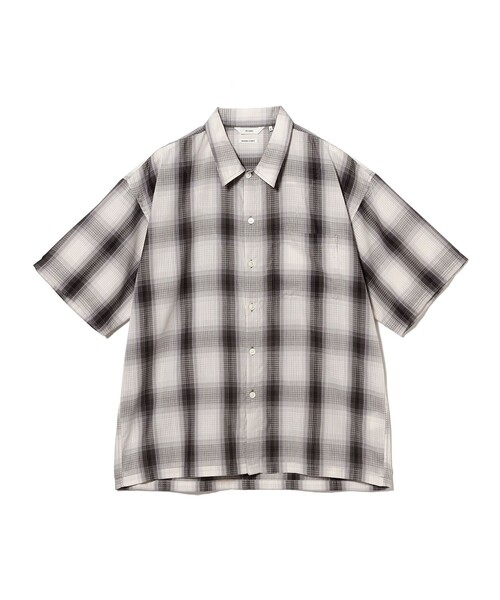 BEAMS ビームス SSZ オンブレチェック　半袖シャツ BEAMS（ビームス） シャツ 半袖 オンブレチェック ミニレギュラー