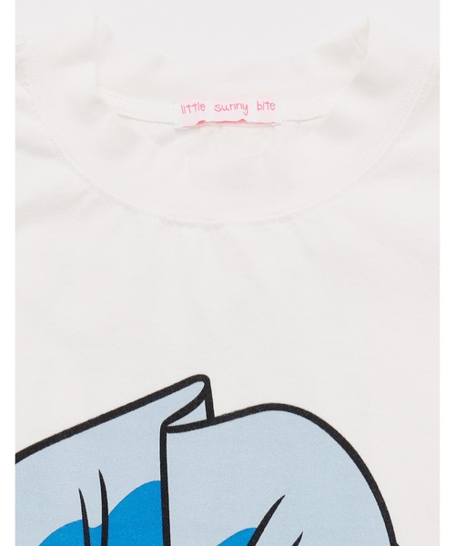 「Little sunny bite」 半袖Tシャツ MEDIUM ホワイト レディース_画像4