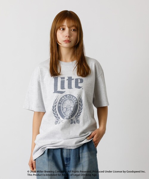 GOOD ROCK SPEED Miller LITE Tシャツ/ブルー GOOD ROCK SPEED（グッドロックスピード） tシャツ 「GOOD ROCK SPEED