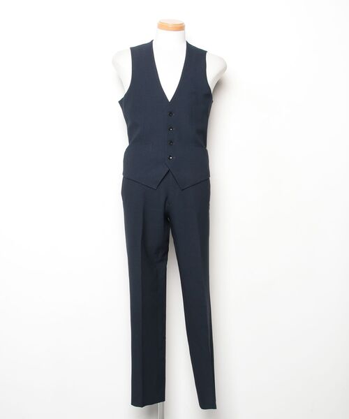 SUIT SELECT 3ピーススーツ A5 ブルー メンズ : ZOZOTOWN Yahoo!店