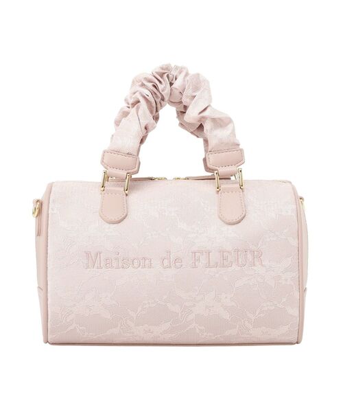 Maison de FLEUR メゾンドフルール　ボストン　ショルダー 2way Maison de FLEUR（メゾンドフルール） ハンドバッグ レース2Way