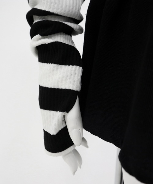 「Diable baiser」 長袖カットソー LL ブラック レディース_画像8